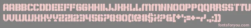 Weitere Informationen zur DontDelayActNow-Schriftart DontDelayActNow-Schriftart – Rosa Schriften auf grauem Hintergrund
