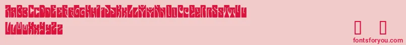 ButterfieldDemo Font – Red Fonts on Pink Background