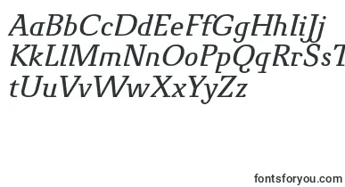  NovelloProItalic font