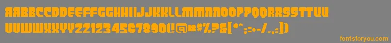 Panicbuttonbb Font – Orange Fonts on Gray Background
