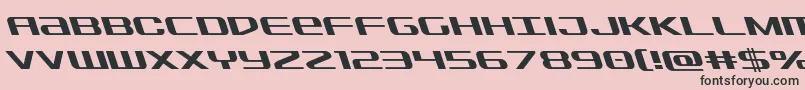 Sdfleft Font – Black Fonts on Pink Background