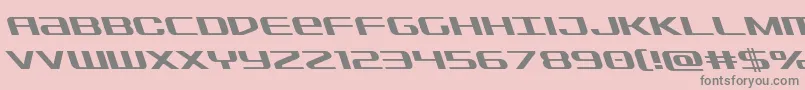 Sdfleft Font – Gray Fonts on Pink Background
