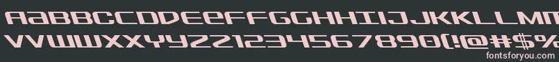 Sdfleft Font – Pink Fonts on Black Background