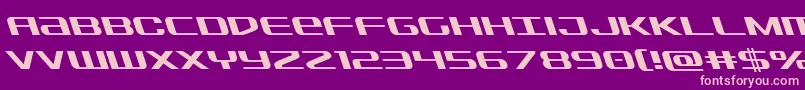 Sdfleft Font – Pink Fonts on Purple Background