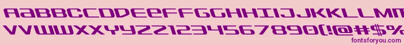 Sdfleft Font – Purple Fonts on Pink Background