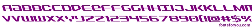Шрифт Sdfleft – фиолетовые шрифты на белом фоне