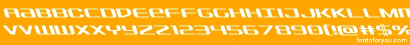 Sdfleft Font – White Fonts on Orange Background