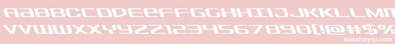 Sdfleft Font – White Fonts on Pink Background
