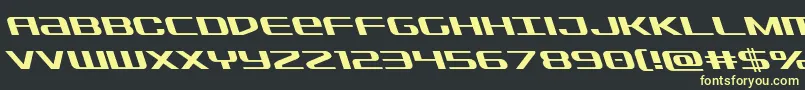 Sdfleft Font – Yellow Fonts on Black Background