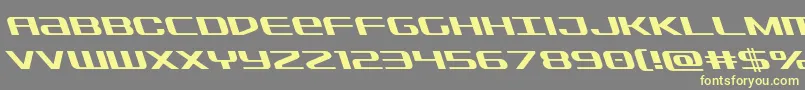 Sdfleft Font – Yellow Fonts on Gray Background