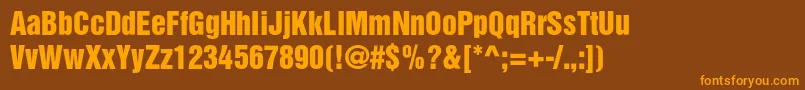 Więcej informacji o czcionce Bastionkontrastaltc Czcionka Bastionkontrastaltc – pomarańczowe czcionki na brązowym tle