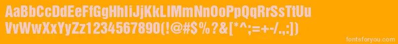 More about Bastionkontrastaltc Font Bastionkontrastaltc Font – Pink Fonts on Orange Background