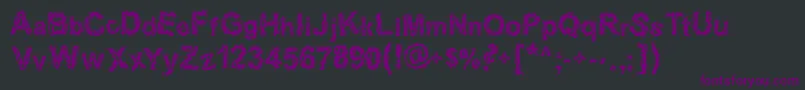 Halebopp Font – Purple Fonts on Black Background