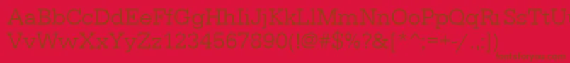fuente Serifadeelig – Fuentes Marrones Sobre Fondo Rojo