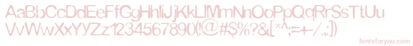 Tommytxtey Font – Pink Fonts on White Background