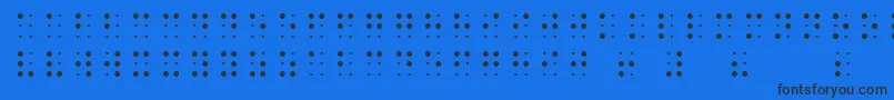 Fonte SheetsBraille – fontes pretas em um fundo azul