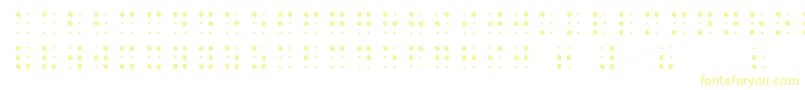 Шрифт SheetsBraille – жёлтые шрифты на белом фоне