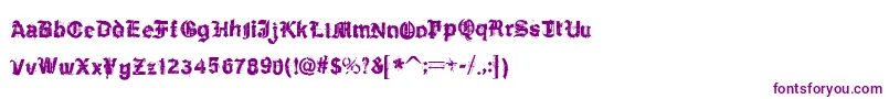 KyvadloBlues-fontti – violetit fontit