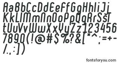  RulerBoldItalic font