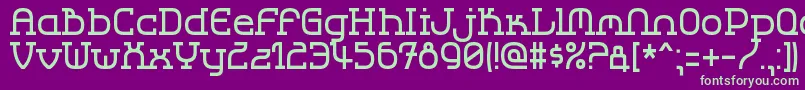 Police Lbccool2 – polices vertes sur fond violet