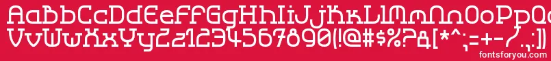 Lbccool2 Font – White Fonts on Red Background