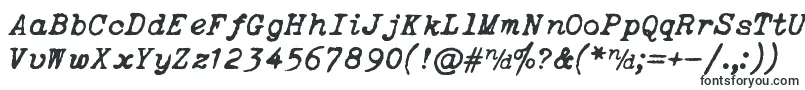 Шрифт ItalicTypewriter – шрифты, начинающиеся на I