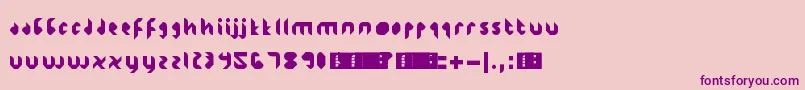 JakartaSunken Font – Purple Fonts on Pink Background