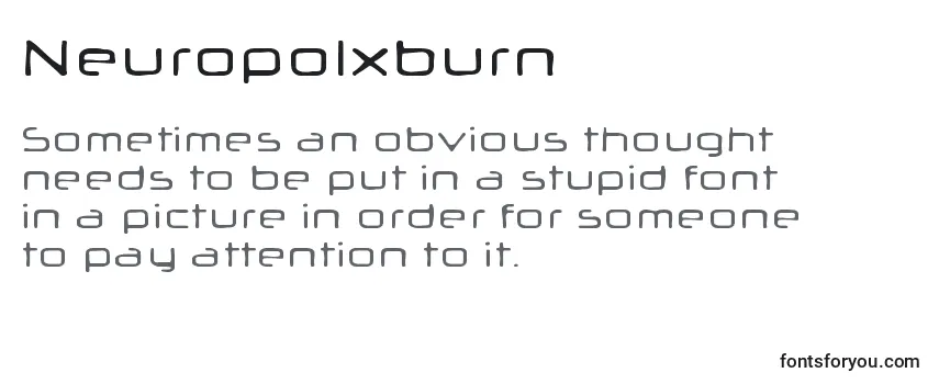 Шрифт Neuropolxburn
