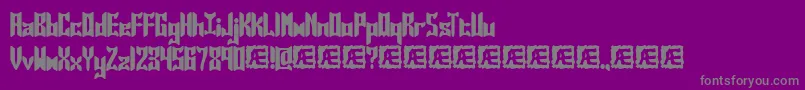 Шрифт Jaspers – серые шрифты на фиолетовом фоне