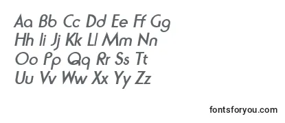 RondaBoldItalic Font