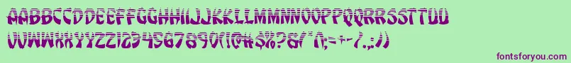 Eggrollhalf Font – Purple Fonts on Green Background