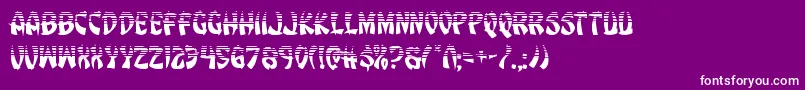 Eggrollhalf Font – White Fonts on Purple Background