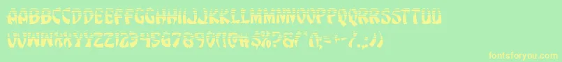 Eggrollhalf Font – Yellow Fonts on Green Background