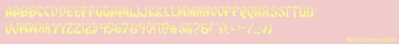 Eggrollhalf Font – Yellow Fonts on Pink Background