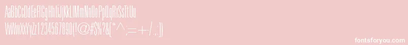Panther Font – White Fonts on Pink Background