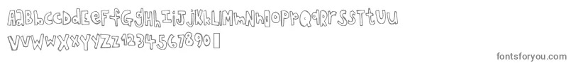Шрифт Chopstickfont – серые шрифты