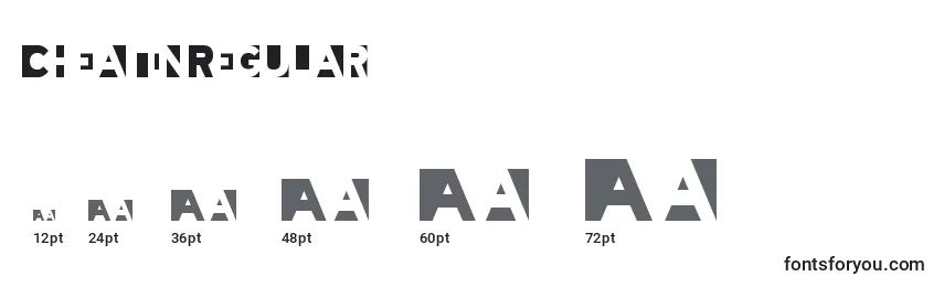 sizes of cheatinregular font, cheatinregular sizes