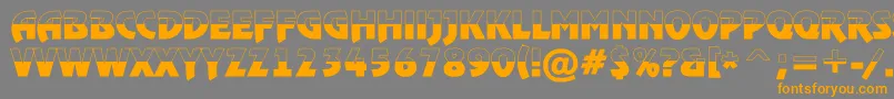 ARewindertitulbwBold Font – Orange Fonts on Gray Background