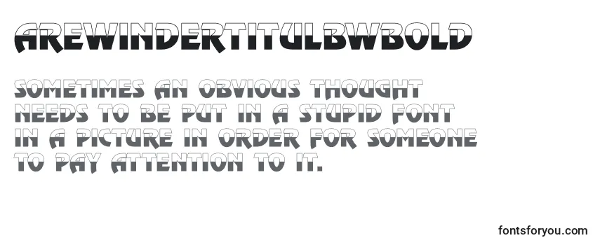ARewindertitulbwBold-fontti