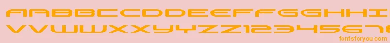 Antietamexpand Font – Orange Fonts on Pink Background