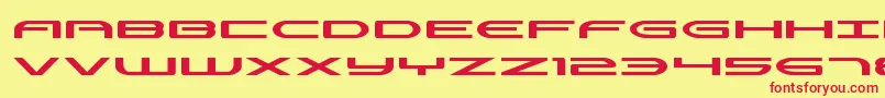 Antietamexpand Font – Red Fonts on Yellow Background