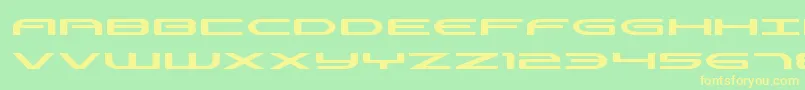 Antietamexpand Font – Yellow Fonts on Green Background