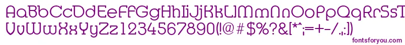 Шрифт MexicoserialLightRegular – фиолетовые шрифты