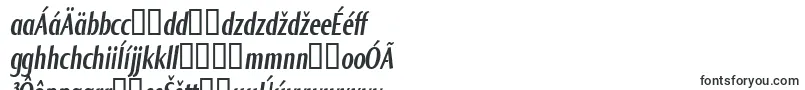 NormaComprBolditalic-fontti – slovakian fontit