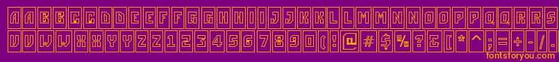 More about ASimplercmotlBold Font ASimplercmotlBold Font – Orange Fonts on Purple Background