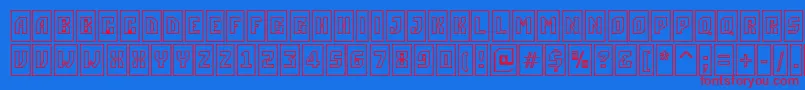 fuente ASimplercmotlBold – Fuentes Rojas Sobre Fondo Azul