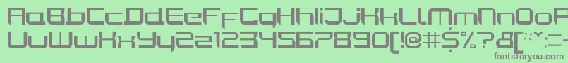 JoyriderRegular Font – Gray Fonts on Green Background