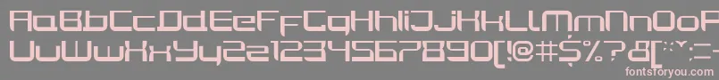 JoyriderRegular Font – Pink Fonts on Gray Background