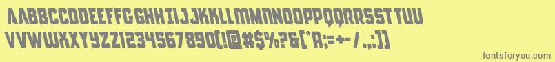 Weitere Informationen zur Antillesleft-Schriftart Antillesleft-Schriftart – Graue Schriften auf gelbem Hintergrund