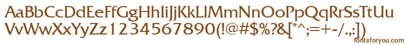 Frizquadratattt Font – Brown Fonts on White Background